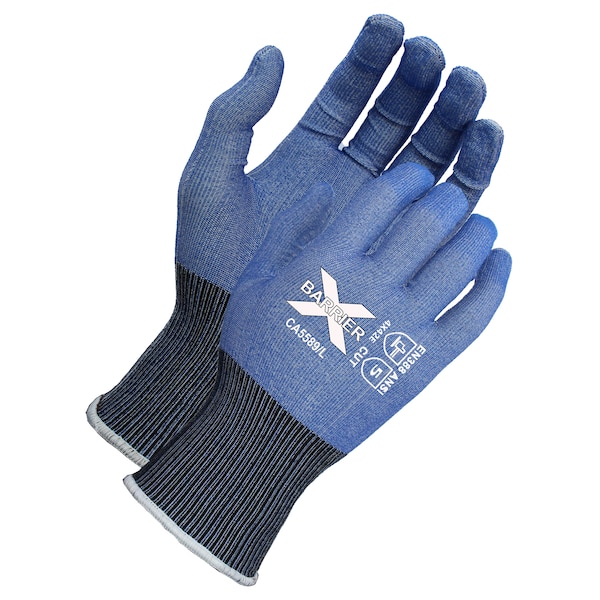 Xbarrier A5 Cut Resistant, Blue Textreme, Luxfoam Coated Glove, M, CA5589M12 - main